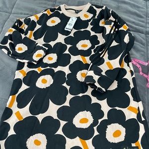 Adidas Marimekko XL Sweatshirt Dress